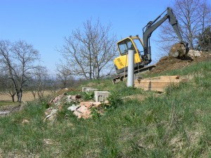 pilier et terrassement                                                                                 